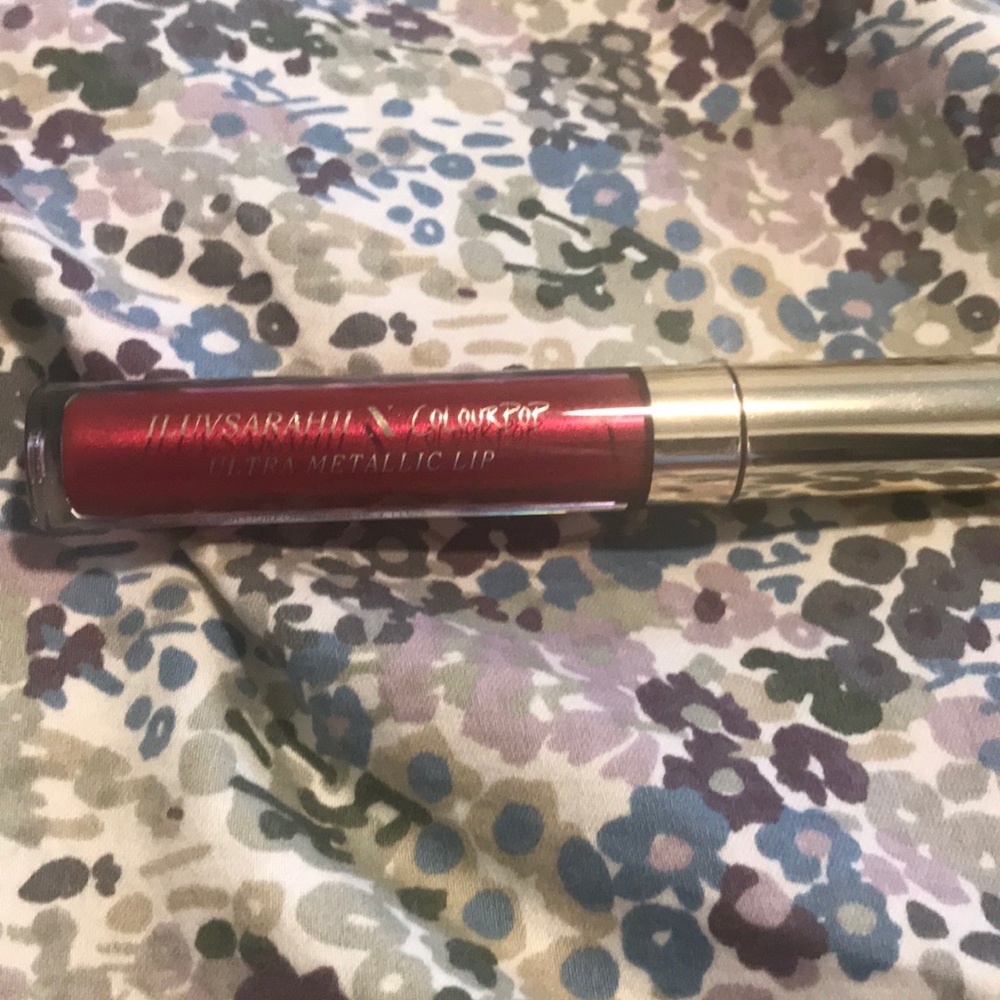 Colourpop x iluvsarahii ultra metallic liquid lip